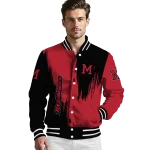 miami redhawks urban mark red varsity jacket best selling