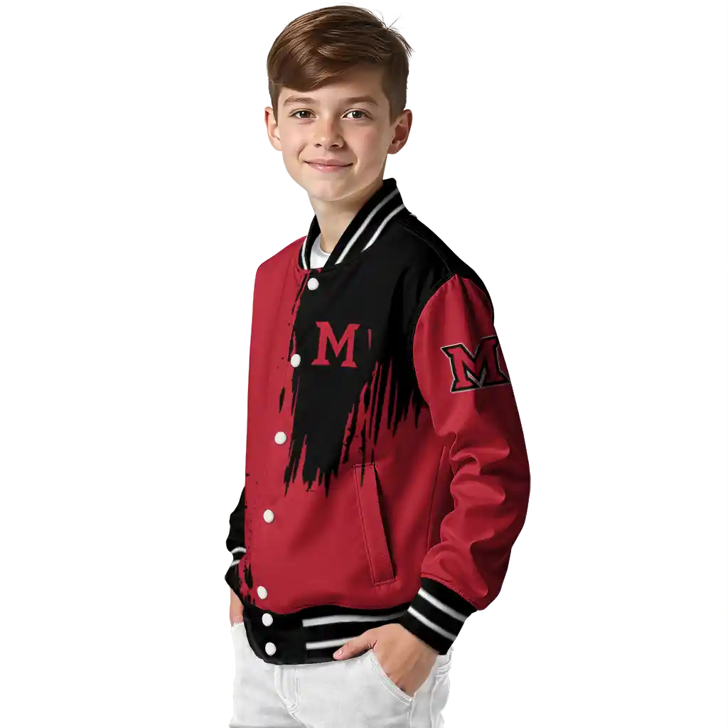 miami redhawks urban mark red varsity jacket trendy miami redhawks urban mark red varsity jacket trendy