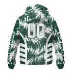 michigan state spartans dynamic heat wave green windbreaker jacket best selling