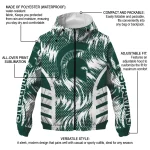 michigan state spartans dynamic heat wave green windbreaker jacket best selling