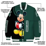 michigan state spartans mickey mouse green varsity jacket best selling