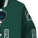 michigan state spartans mickey mouse green varsity jacket best selling