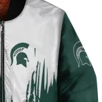 michigan state spartans urban mark green bomber jacket best selling
