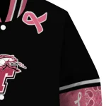middle tennessee blue raiders pink ribbon black pink varsity jacket best selling