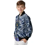 milwaukee brewers dynamic rings navy blue bomber jacket best selling