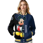 milwaukee brewers mickey mouse navy blue varsity jacket best selling