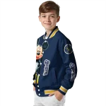milwaukee brewers mickey mouse navy blue varsity jacket best selling