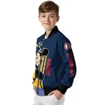 milwaukee brewers minnie mouse navy blue bomber jacket best selling