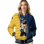 milwaukee brewers minnie mouse navy blue varsity jacket best selling