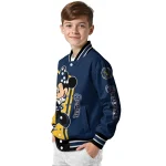 milwaukee brewers minnie mouse navy blue varsity jacket best selling