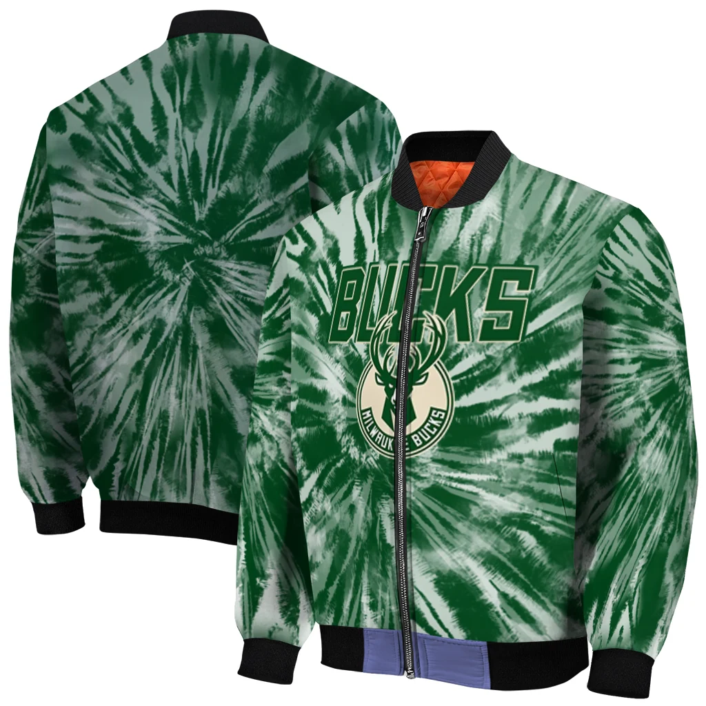 milwaukee bucks dynamic rings green bomber jacket best selling milwaukee bucks dynamic rings green bomber jacket best selling