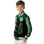 milwaukee bucks fire skull green black varsity jacket best selling