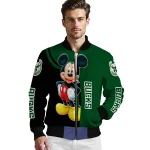 milwaukee bucks mickey mouse green bomber jacket best selling