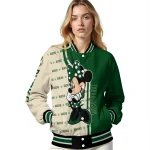 milwaukee bucks minnie mouse green varsity jacket best selling