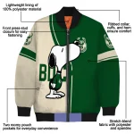 milwaukee bucks snoopy attitude green bomber jacket best selling