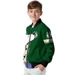 milwaukee bucks snoopy attitude green bomber jacket best selling