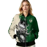 milwaukee bucks spooky grin green bomber jacket best selling