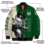 milwaukee bucks spooky grin green bomber jacket best selling