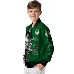 milwaukee bucks spooky grin green bomber jacket best selling