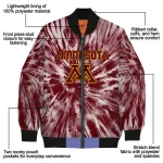 minnesota golden gophers dynamic rings maroon bomber jacket best selling