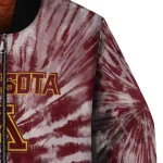 minnesota golden gophers dynamic rings maroon bomber jacket best selling