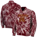minnesota golden gophers dynamic rings maroon varsity jacket best selling