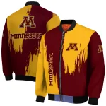 minnesota golden gophers urban mark maroon bomber jacket best selling