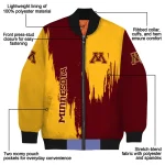 minnesota golden gophers urban mark maroon bomber jacket best selling
