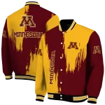 minnesota golden gophers urban mark maroon varsity jacket best selling
