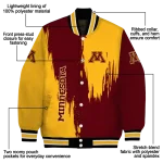 minnesota golden gophers urban mark maroon varsity jacket best selling