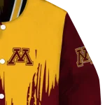 minnesota golden gophers urban mark maroon varsity jacket best selling
