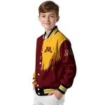minnesota golden gophers urban mark maroon varsity jacket best selling