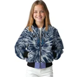 minnesota timberwolves dynamic rings midnight blue bomber jacket best selling