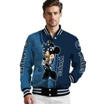 minnesota timberwolves minnie mouse midnight blue varsity jacket best selling