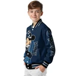 minnesota timberwolves minnie mouse midnight blue varsity jacket best selling