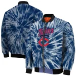 minnesota twins dynamic rings navy bomber jacket best selling