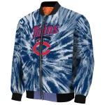 minnesota twins dynamic rings navy bomber jacket best selling