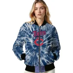 minnesota twins dynamic rings navy bomber jacket best selling