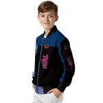 minnesota twins intricate skull navy black bomber jacket best selling