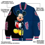 minnesota twins mickey mouse navy varsity jacket best selling