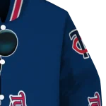 minnesota twins mickey mouse navy varsity jacket best selling