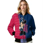 minnesota twins minnie mouse navy bomber jacket best selling