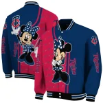 minnesota twins minnie mouse navy varsity jacket best selling