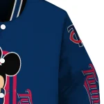 minnesota twins minnie mouse navy varsity jacket best selling