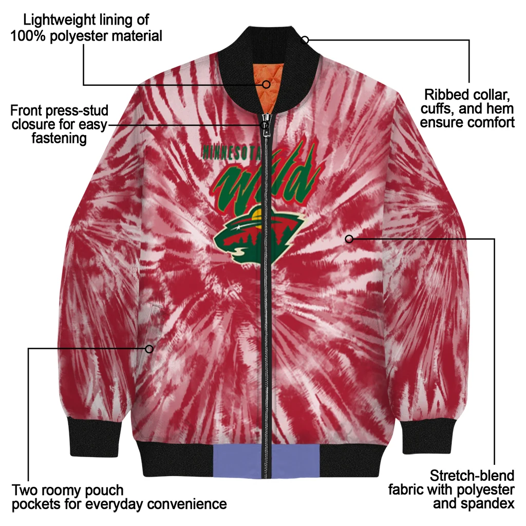 minnesota wild dynamic rings red bomber jacket new arrival minnesota wild dynamic rings red bomber jacket new arrival