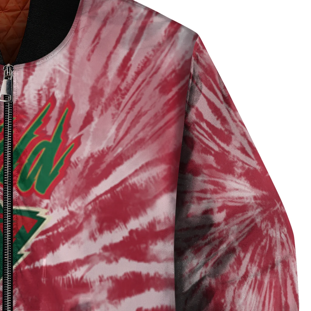minnesota wild dynamic rings red bomber jacket premium grade minnesota wild dynamic rings red bomber jacket premium grade
