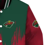 minnesota wild urban mark red varsity jacket best selling