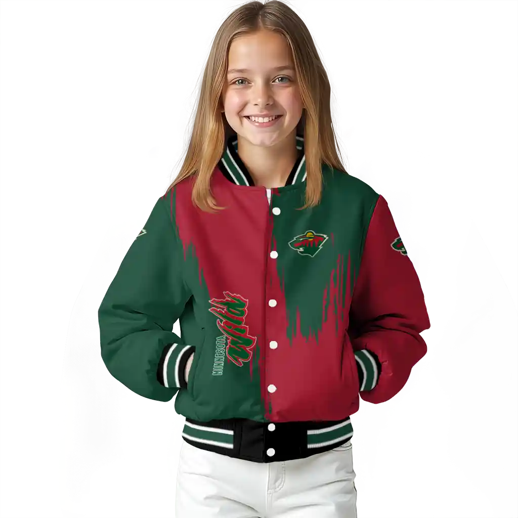 minnesota wild urban mark red varsity jacket top rated minnesota wild urban mark red varsity jacket top rated