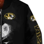 missouri tigers edgy mask black bomber jacket best selling