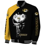 missouri tigers edgy mask black varsity jacket best selling